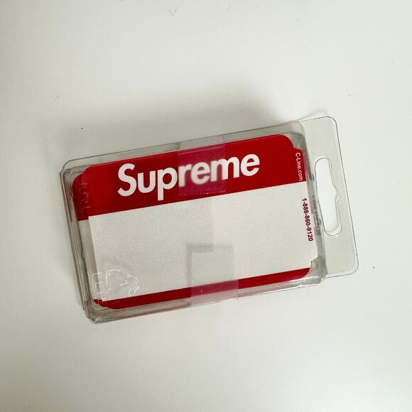 Supreme Stickers C Line Name Tag Bicycle Playing Mini Cards Logo Bundle Lot NEW - Picture 3 of 7
